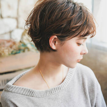30代 ショートヘアのヘアスタイル集 前髪ありorなしとイメージで選ぼう Hair