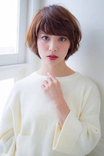 おしゃれ女子注目 茶髪ショートでワンランク上のヘアスタイルゲット Hair