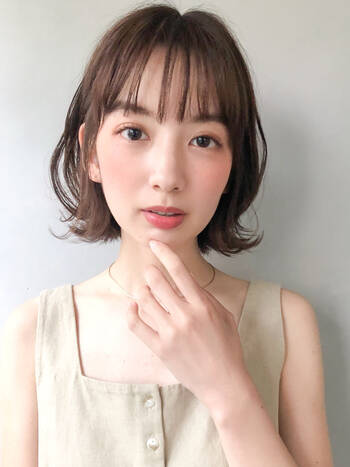 今っぽ前髪ならランダムフルバング 簡単スタイリングで即垢抜け Hair