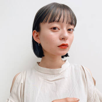 今っぽ前髪ならランダムフルバング 簡単スタイリングで即垢抜け Hair