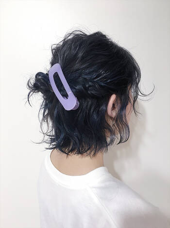 ショート ボブでもできる ハーフアップのおだんごアレンジヘア14選 Hair ショート ボブでもできる ハーフアップのおだんごアレンジヘア14選 Hair