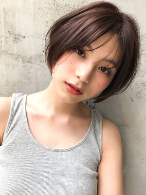 ショート ボブスタイルがもっと垢抜ける おしゃれな垢抜け茶髪大特集 Hair
