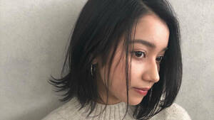 黒髪×かきあげでクール女子に♡黒髪かきあげヘアを長さ別に紹介!