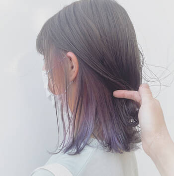 バイオレットアッシュはオシャレ上級者カラー お手本スタイルをチェック Hair