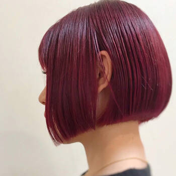 チェリーレッドは個性的で可愛い 根強い人気カラーのヘアスタイル Hair