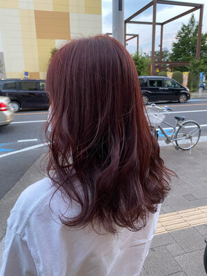 ワインレッドはシックな魅力のヘアカラー ヘアスタイル例を紹介 Hair
