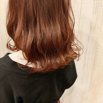 アプリコットオレンジで元気いっぱい キュートなヘアカラーカタログ Hair