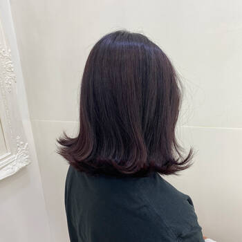 バイオレットアッシュはオシャレ上級者カラー お手本スタイルをチェック Hair