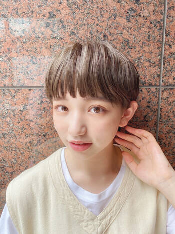 誰でも似合うヘアスタイル イノセントボブ って 素髪感を大事にして Hair