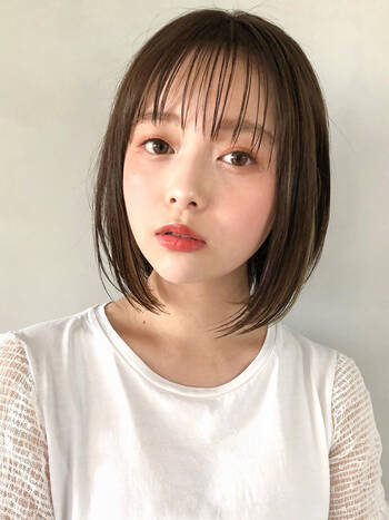誰でも似合うヘアスタイル イノセントボブ って 素髪感を大事にして Hair 誰でも似合うヘアスタイル イノセントボブ って 素髪感を大事にして Hair