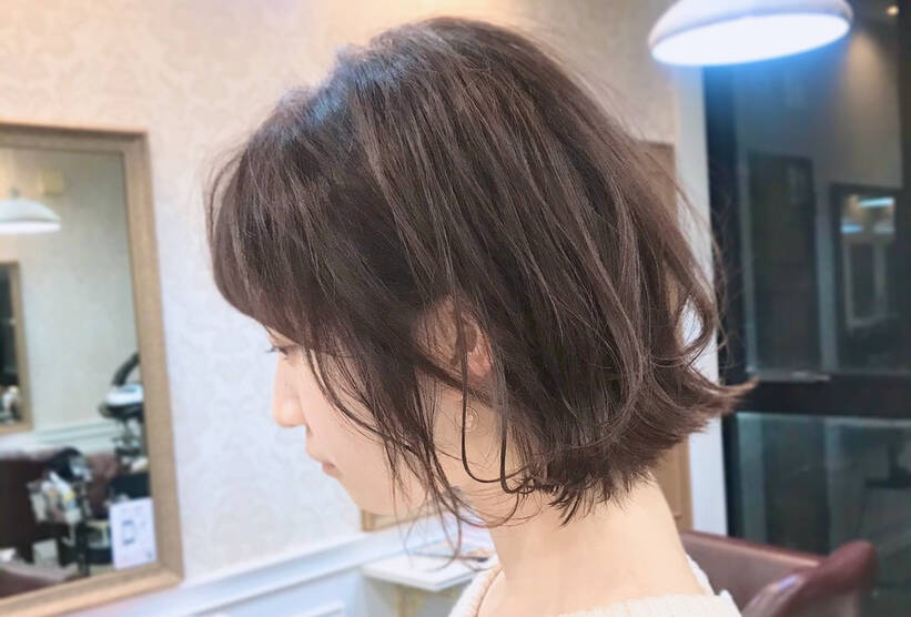 可愛い系からクール系まで 幅広いスタイルのショート ボブが得意な田中さんに注目 Hair