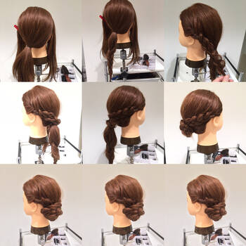 今年は自分でヘアアレンジを施して 着物に似合うヘアアレンジレッスン Hair