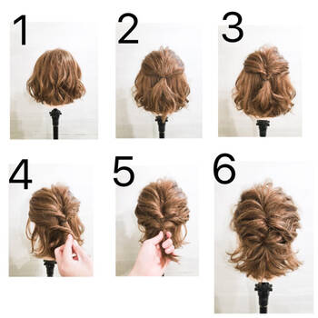 短くても大丈夫 忙しい朝のショートヘアの時短ハーフアップ Hair 短くても大丈夫 忙しい朝のショートヘアの時短ハーフアップ Hair