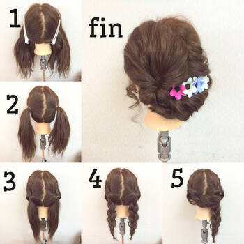 自分で出来る超簡単セルフヘアアレンジ お呼ばれ結婚式にもってこい 髪型集 Hair