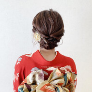 振袖 21年夏 髪型 アレンジのヘアカタログ Hair