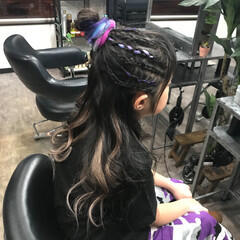 インナーカラー 成人式 エクステ フェミニン Non Edge Hair Shop Non Edge 苫小牧美容室 ショップ Hair
