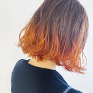 21年秋 アプリコットオレンジのヘアスタイル 髪型 ヘアアレンジ一覧 Hair