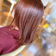 21年夏 オレンジブラウンのヘアスタイル 髪型 ヘアアレンジ一覧 Hair