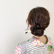 21年夏 浴衣ヘアのヘアスタイル 髪型 ヘアアレンジ一覧 Hair