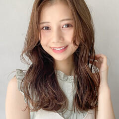 大人かわいい ゆるふわ ロング ガーリー 安藤 優子 Hair