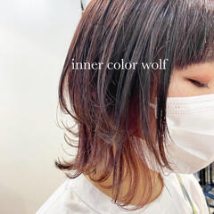 ウルフ女子 モード ショート インナーカラー Euphoria 銀座本店 下尾明大 Euphoria 銀座本店 Hair