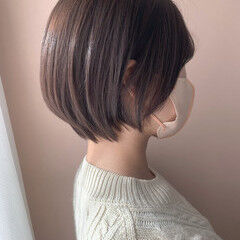 ショートヘア ナチュラル
ショートボブ 卵型 ヘアスタイルや髪型の写真・画像