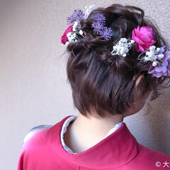 謝恩会 ガーリー ハーフアップ ヘアアレンジ Chest神戸本店 大西茉里奈 Hair