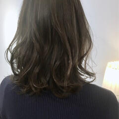 ミディアム 暗色カラー パーマ 大人可愛い Invitation Kinoshita Aiko Hair