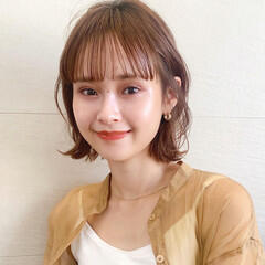 ヘアアレンジ フェミニン ボブ ミルクティー Lee東大阪 山崎 ゆりえ Lee 2637 Hair
