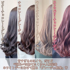 ピンクアッシュ ナチュラル ブリーチなし 透明感カラー Salowin表参道 川口楓也 Hair