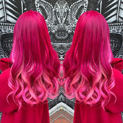 21年夏 インナーカラー赤のヘアスタイル 髪型 ヘアアレンジ一覧 Hair