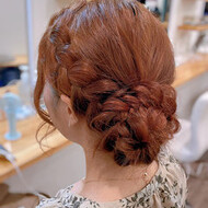 21年秋 編み込みのヘアスタイル 髪型 ヘアアレンジ一覧 Hair