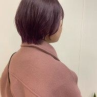 21年秋 紫のヘアスタイル 髪型 ヘアアレンジ一覧 Hair