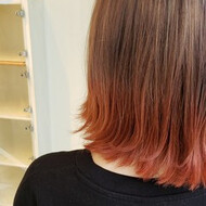 21年秋 裾カラーオレンジのヘアスタイル 髪型 ヘアアレンジ一覧 Hair