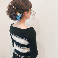 浴衣アレンジ 21年夏 髪型 アレンジのヘアカタログ Hair