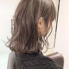 ミルクティーグレージュ ミディアム 簡単ヘアアレンジ 切りっぱなしボブ Havana 天神 中村明俊 Hair