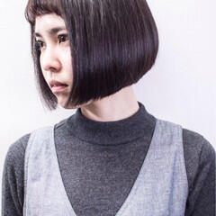 黒髪 モード 外国人風 ボブ Flowers Records 大谷 達也 石川県 金沢市 Flowers 1152 Hair