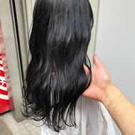 21年夏 ネイビーブルーのヘアスタイル 髪型 ヘアアレンジ一覧 Hair