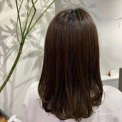 デジタルパーマ ナチュラル ワンカールパーマ ロング Three 北浜 高橋 健 Hair