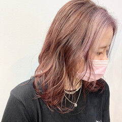 21年秋 ピンクパープルのヘアスタイル 髪型 ヘアアレンジ一覧 Hair