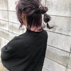 ショート メンズカラー パープルカラー メンズ Atelier Bebe アトリエ べべ 本田 大地 Hair