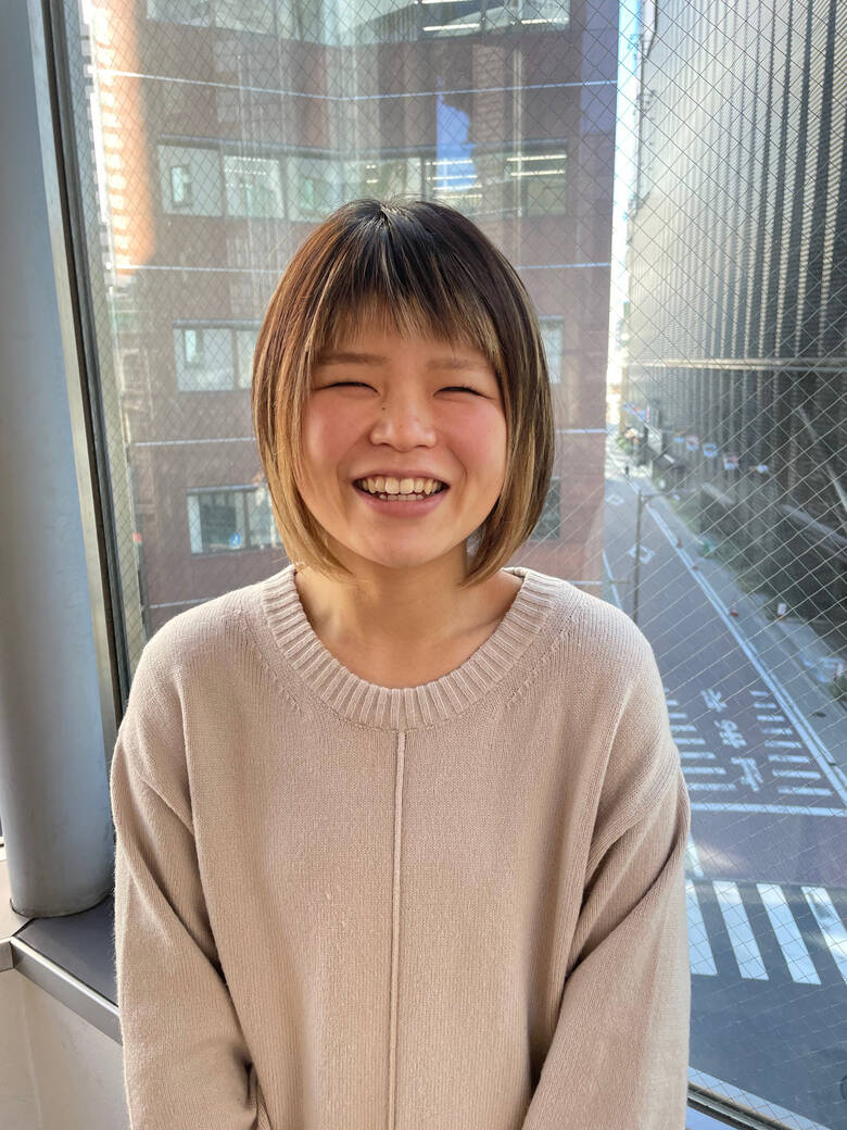 モード ボブ インナーカラー Of Hair Ginza 藤原なつみ Hair