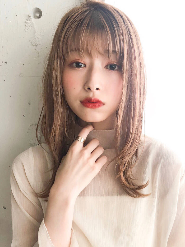 ひし形シルエット パーティ デジタルパーマ ナチュラル Dyplus 鎗田聖乃 やりたさとの Dyplus 表参道 Hair