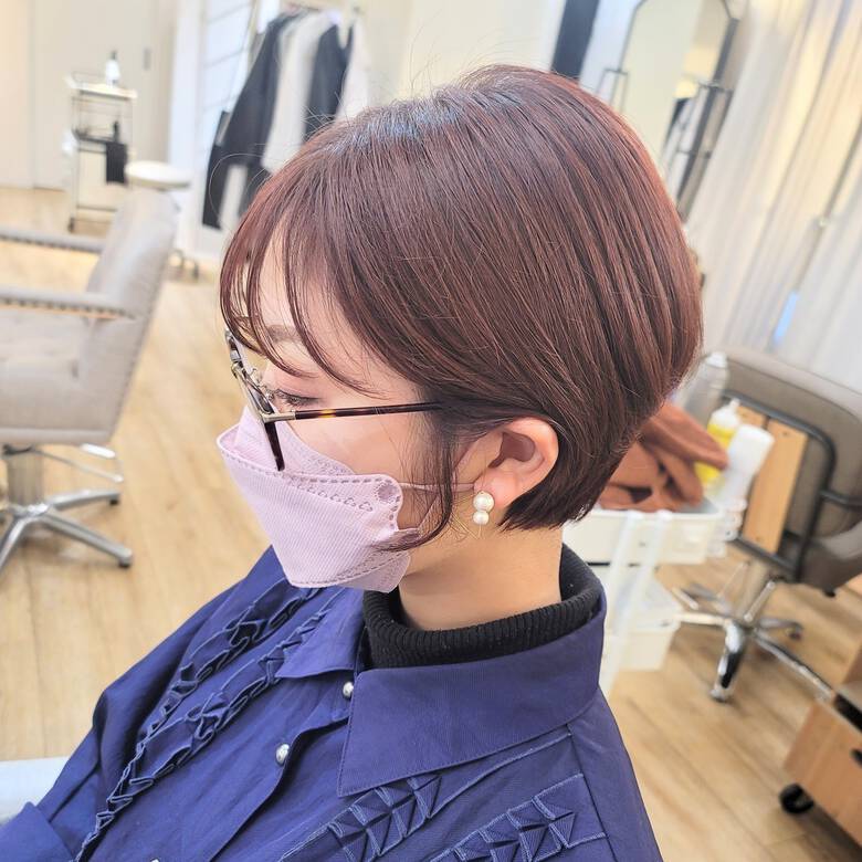 小顔ショート コンパクトショート ショートヘア ナチュラル Avant Naoko Miura 大阪 心斎橋 Avant 6258 Hair