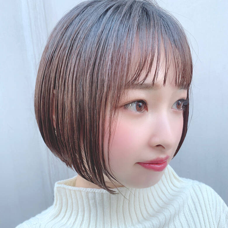大人可愛い ショートボブ ボブ ミニボブ Salowin 川原梨央 Hair