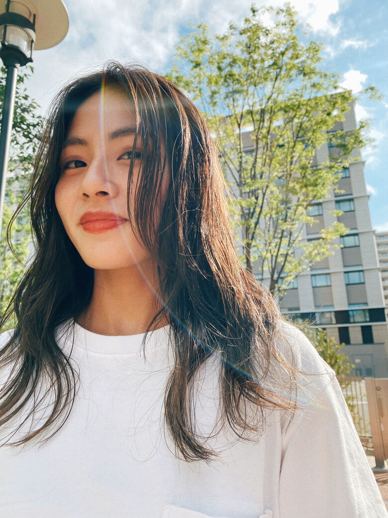 ナチュラル ロング ａube Tenjin 稜 吉元 5587 Hair