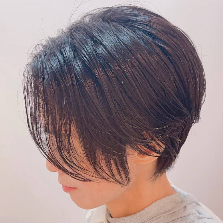 ナチュラル ミニボブ ベリーショート ウルフカット 桜decoティンプル 志賀 貴人 6641 Hair
