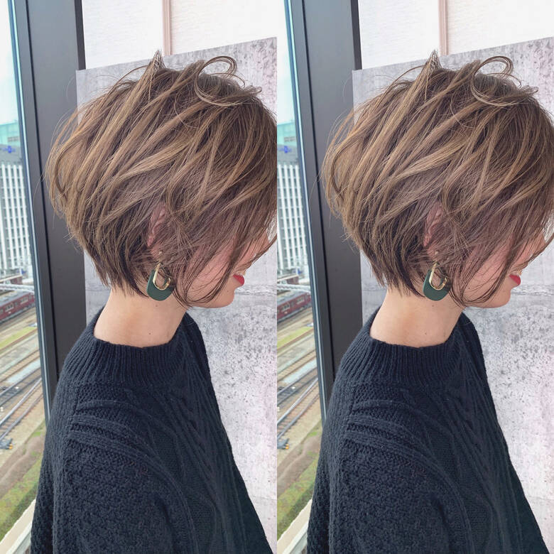 ショートヘア 大人ショート ハンサムショート ナチュラル Gien Rouge 川原拓也 Hair ショートヘア 大人ショート ハンサムショート ナチュラル Gien Rouge 川原拓也 Hair