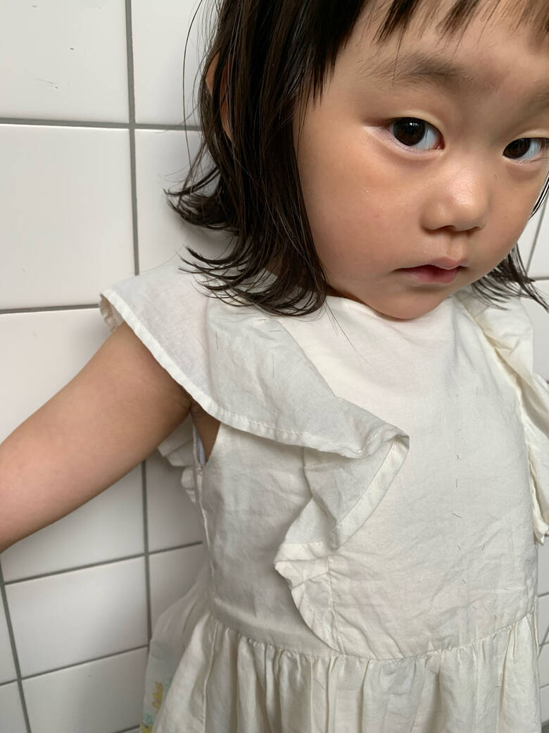 子供 オン眉 ナチュラル キッズカット Ann Legs 蓮 レン Hair