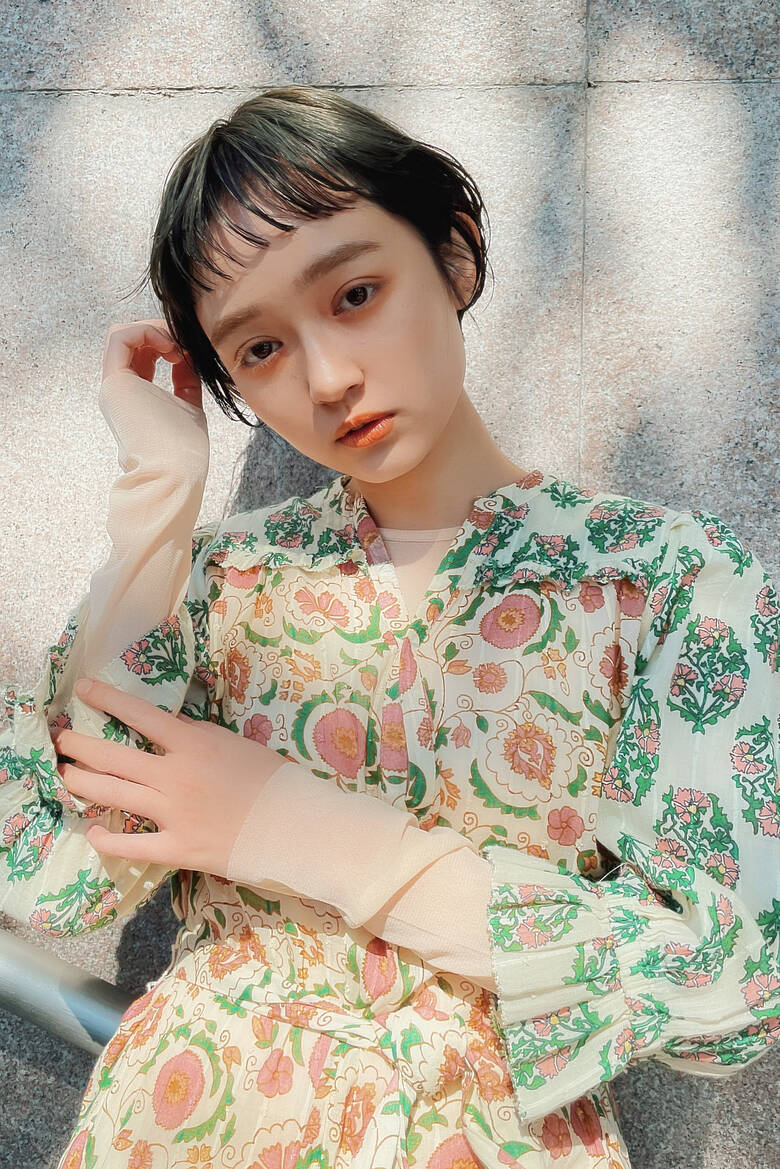 ショート ショートバング オリーブアッシュ オリーブベージュ Le Coeur ルクール サカネケイゴ Hair